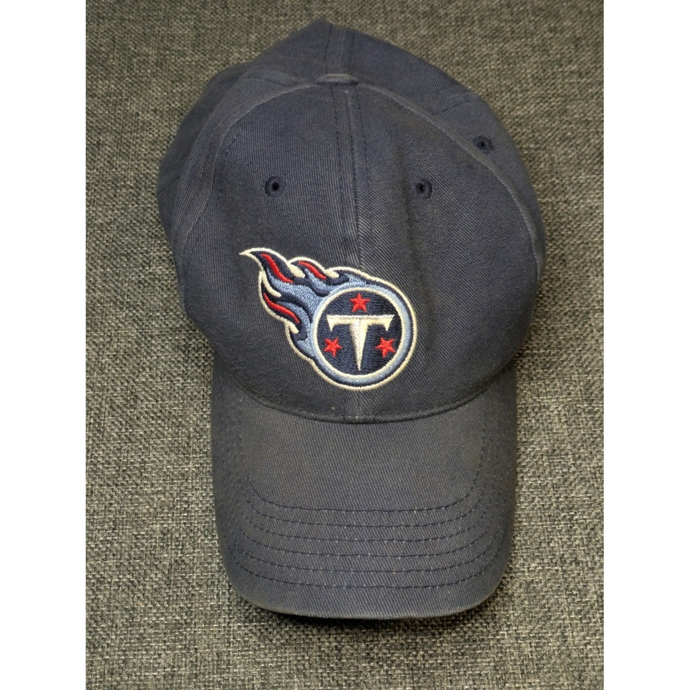 Vintage Tennessee Titans Logo Athletic Strapback (Fits Small) Hat Cap NFL Blue